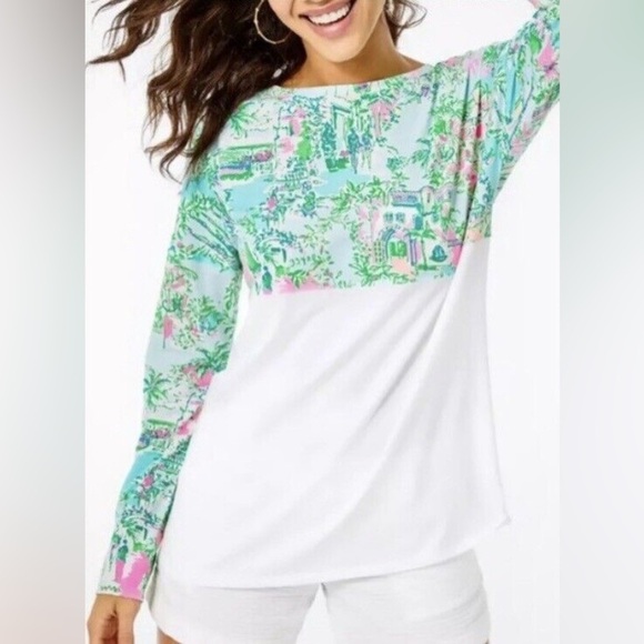 Lilly pulitzer Palm Beach Finn top - Picture 1 of 4